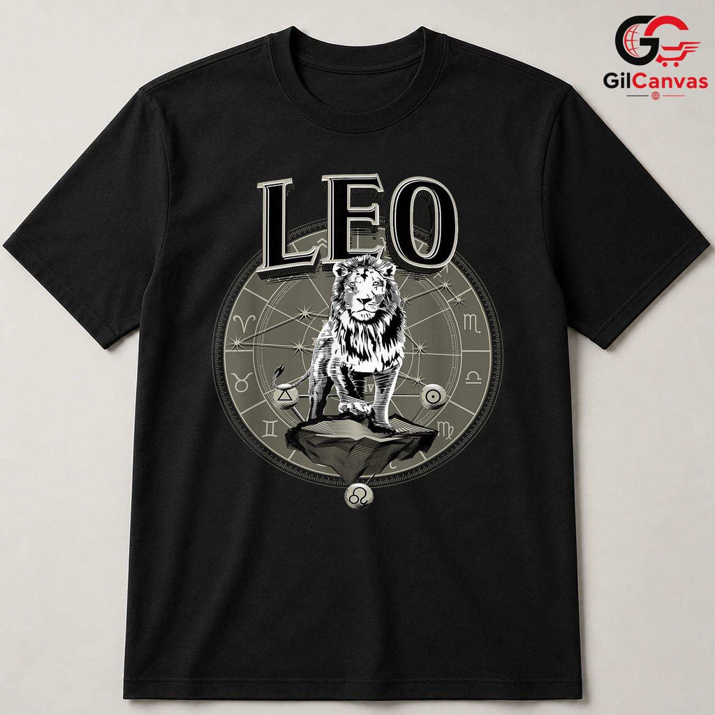 Leo Zodiac Sign Event T-Shirt Unisex Astrology Fan Birthday Gift For Men