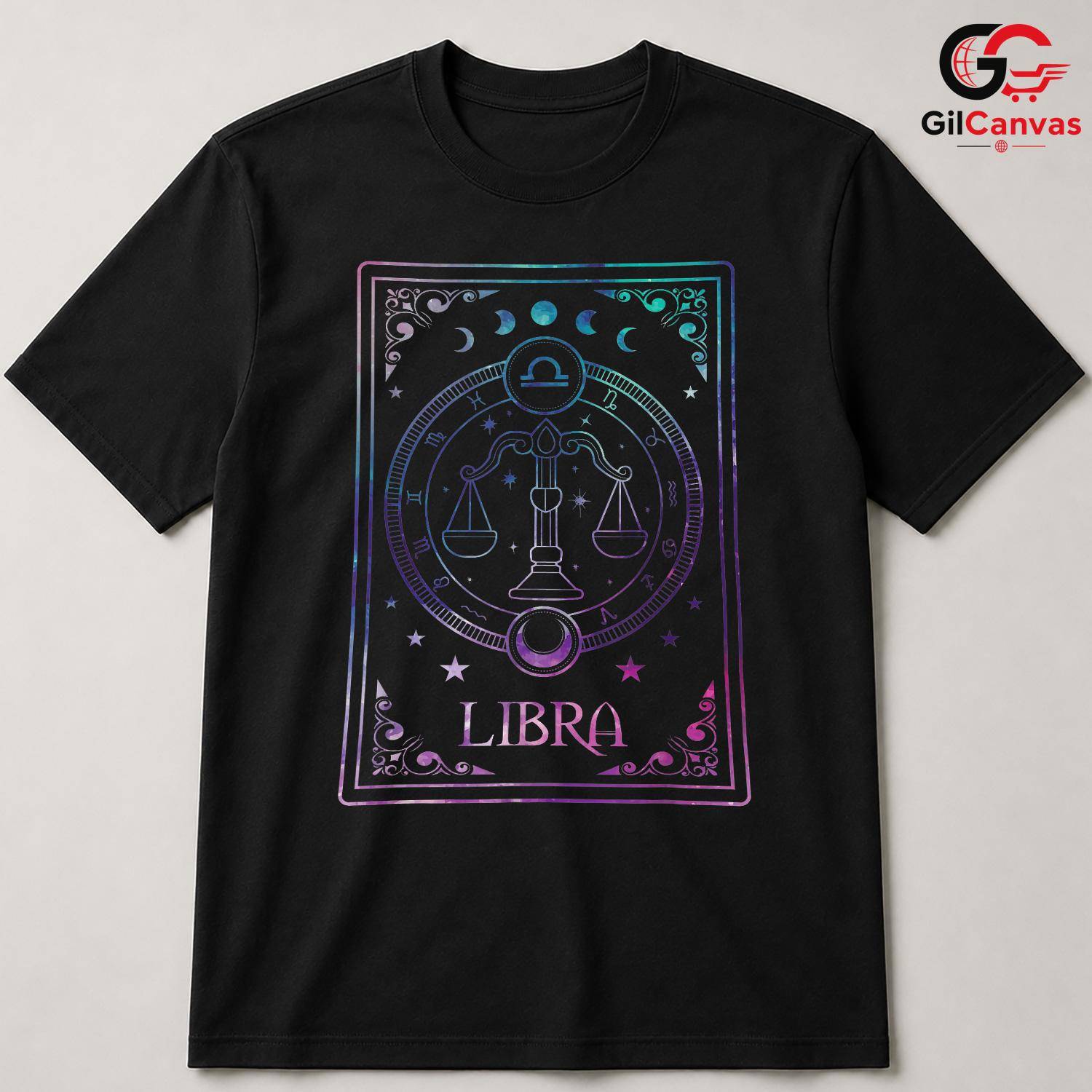 Libra Zodiac Astrology T-Shirt Unisex Perfect Birthday Event Gift For Fans