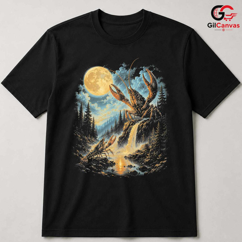 Lobster Seafood Lover T-Shirt Night Out Comfortable Unisex Graphic Apparel