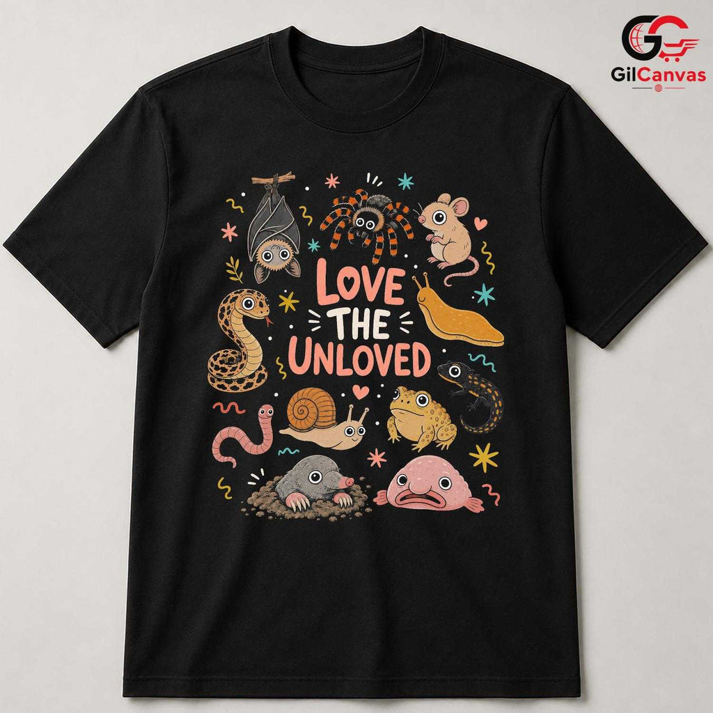 Love The Unloved Animal T-Shirt Cute Wildlife Nature Unisex Graphic Apparel
