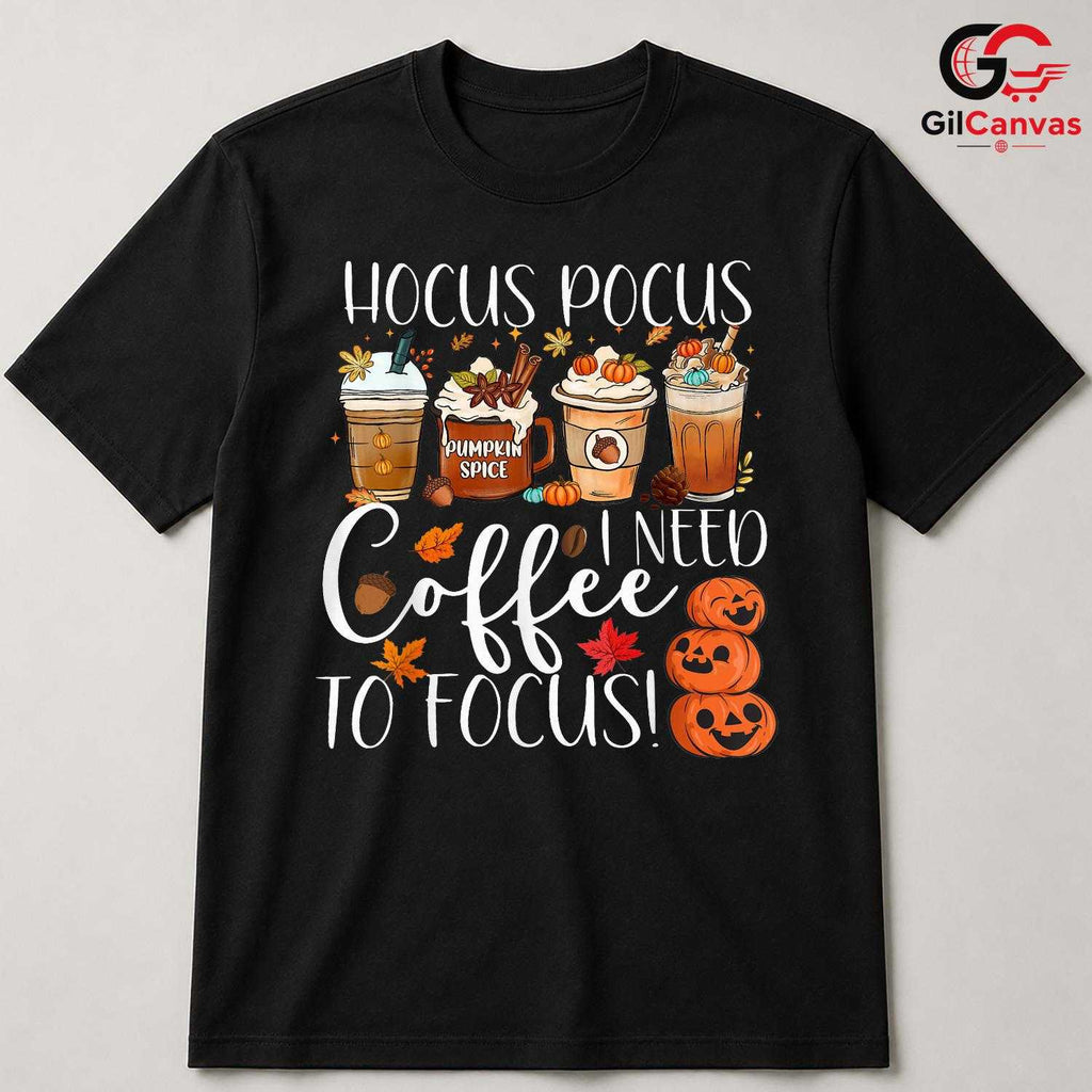 Magic Pumpkin Spice Coffee T-Shirt Unisex Funny Fall Witchy Halloween Gift