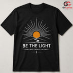 Matthew 5 14 Scripture T-Shirt Be The Light Mountain Unisex Christian Faith Tee