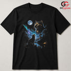 Moonlit Cat Lover Fall T-Shirt Unisex Perfect Pet Owner Gift For Enthusiasts