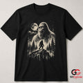 Mythical Bigfoot Halloween T-Shirt Nature Adventure Lover Unisex Graphic Tee