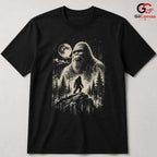 Mythical Bigfoot Halloween T-Shirt Nature Adventure Lover Unisex Graphic Tee