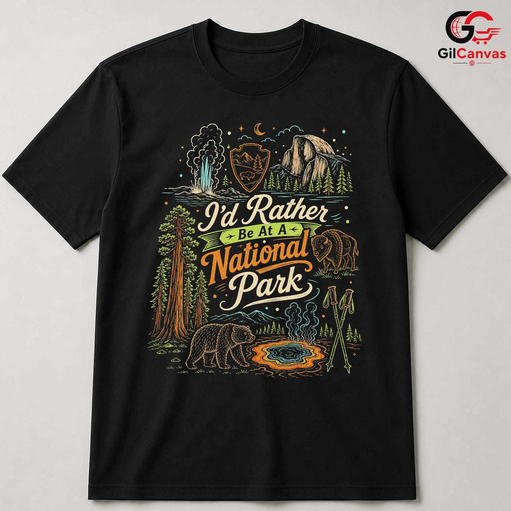 National Park Adventure T-Shirt Outdoor Nature Lover Unisex Graphic Apparel