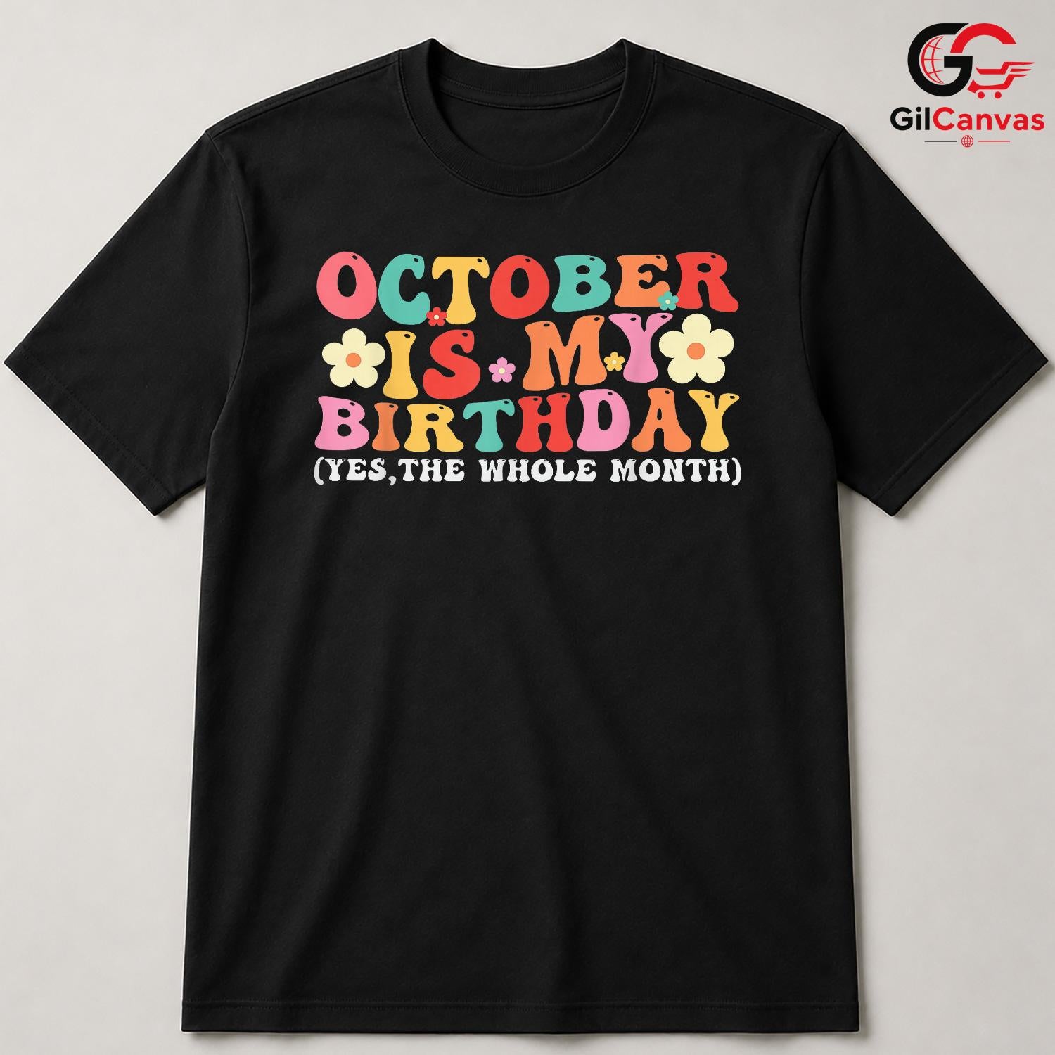 October Birthday Kids T-Shirt Unisex Cute Fun Celebration Gift Idea For Youth