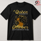 October Queen Event Tee Shirt Unisex Celebration Perfect Birthday Gift For Her