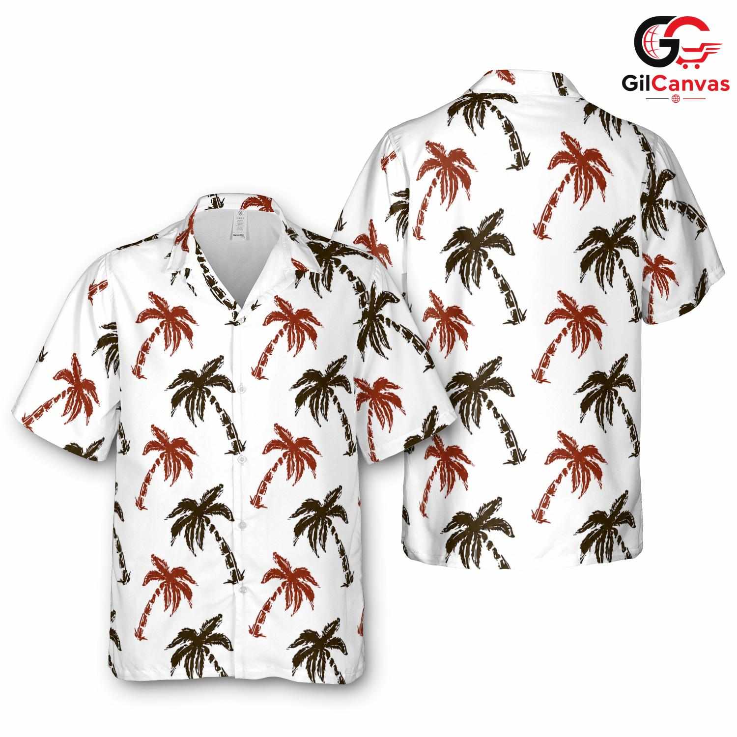 Palm Tree Tropical Shirt Unisex, Premium Cool Beach Attire Summer Vacation