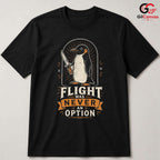 Penguin With Knife Humor T-Shirt Dark Comedy Gift Unisex Graphic Apparel Tee