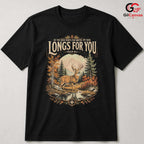 Psalm 42 Deer Graphic T-Shirt Boho Style Nature Lover Custom Unisex Apparel