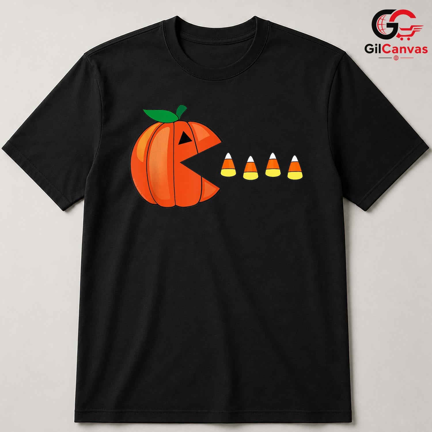 Pumpkin Candy Halloween T-Shirt Unisex Fun Spooky Gift Idea For Kids And Teens