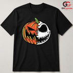 Pumpkin Skull Halloween T-Shirt Unisex Spooky Fun Event Gift Kids And Adults