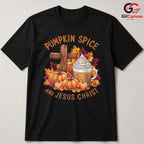 Pumpkin Spice Coffee T-Shirt Unisex Perfect Fall Celebration Enthusiast Gift