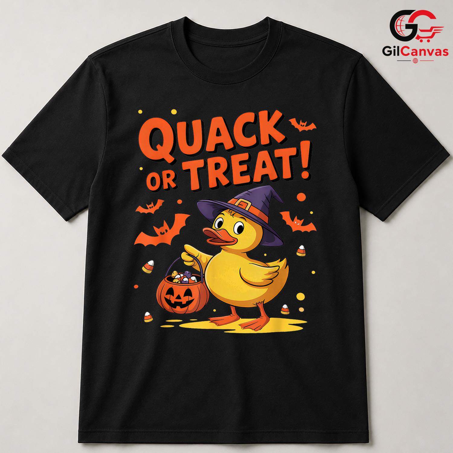 Quacking Duck Halloween T-Shirt Unisex Fun Trick Or Treat Gift Idea For Kids