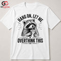 Raccoon Coffee Lover T-Shirt Humorous Custom Art Design Unisex Novelty Gift