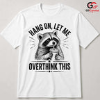 Raccoon Coffee Lover T-Shirt Humorous Custom Art Design Unisex Novelty Gift