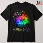 Rainbow Ribbon Hope Cure Shirt Unisex Cancer Awareness Survivor Gift For All
