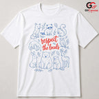 Respect Locals Wildlife Tee Eco Friendly Cute Animal Graphic Unisex Apparel
