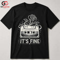 Retro Cassette Music T-Shirt Men Women Casual Vintage Design Fun Gift Apparel