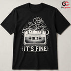 Retro Cassette Music T-Shirt Men Women Casual Vintage Design Fun Gift Apparel