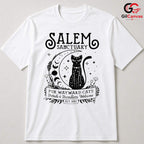 Salem Wayward Cats Halloween T-Shirt Unisex Mystical Witchy Gift For Lovers