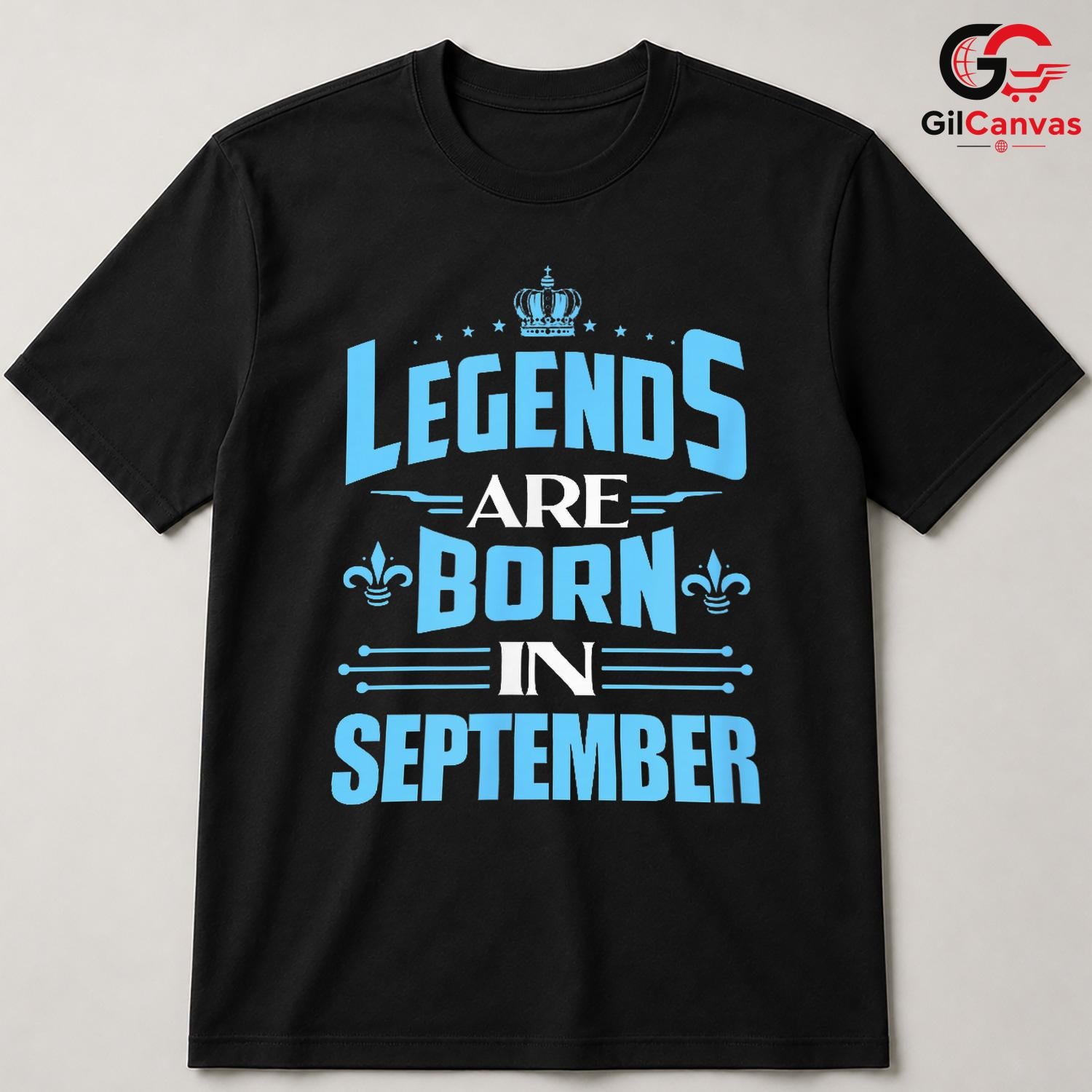 September Birthday Legend T-Shirt Unisex Cool Celebration Gift For Men Women