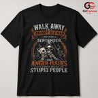 September Grumpy Old Man Shirt Unisex Funny Birthday Celebration Gift For Him
