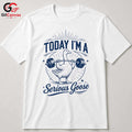Serious Goose Gym T-Shirt Unisex Fitness Enthusiast Funny Gag Gift Graphic Shirt