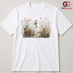 Skeleton Dancing Flower T-Shirt Unisex Fun Halloween Lover Gift Idea For Kids