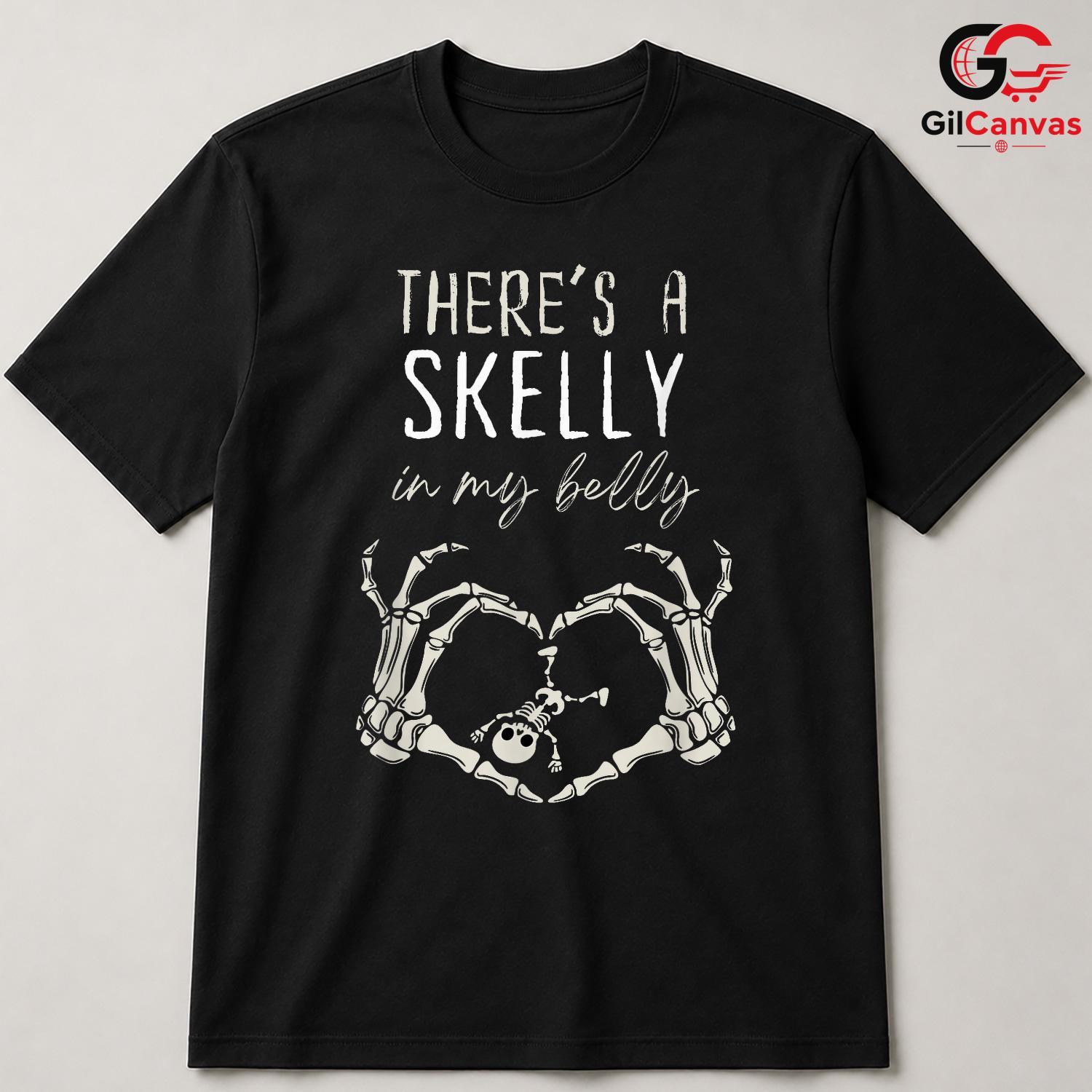 Skeleton Design Halloween T-Shirt Unisex Funny Spooky Party Gift For Kids