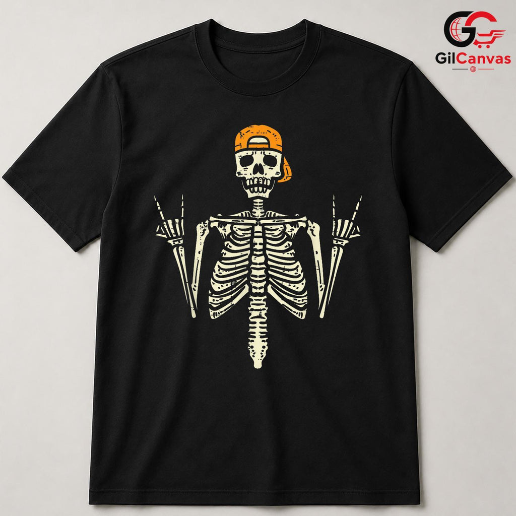 Skeleton Halloween Party T-Shirt Unisex Spooky Fun Gift For Teens And Adults