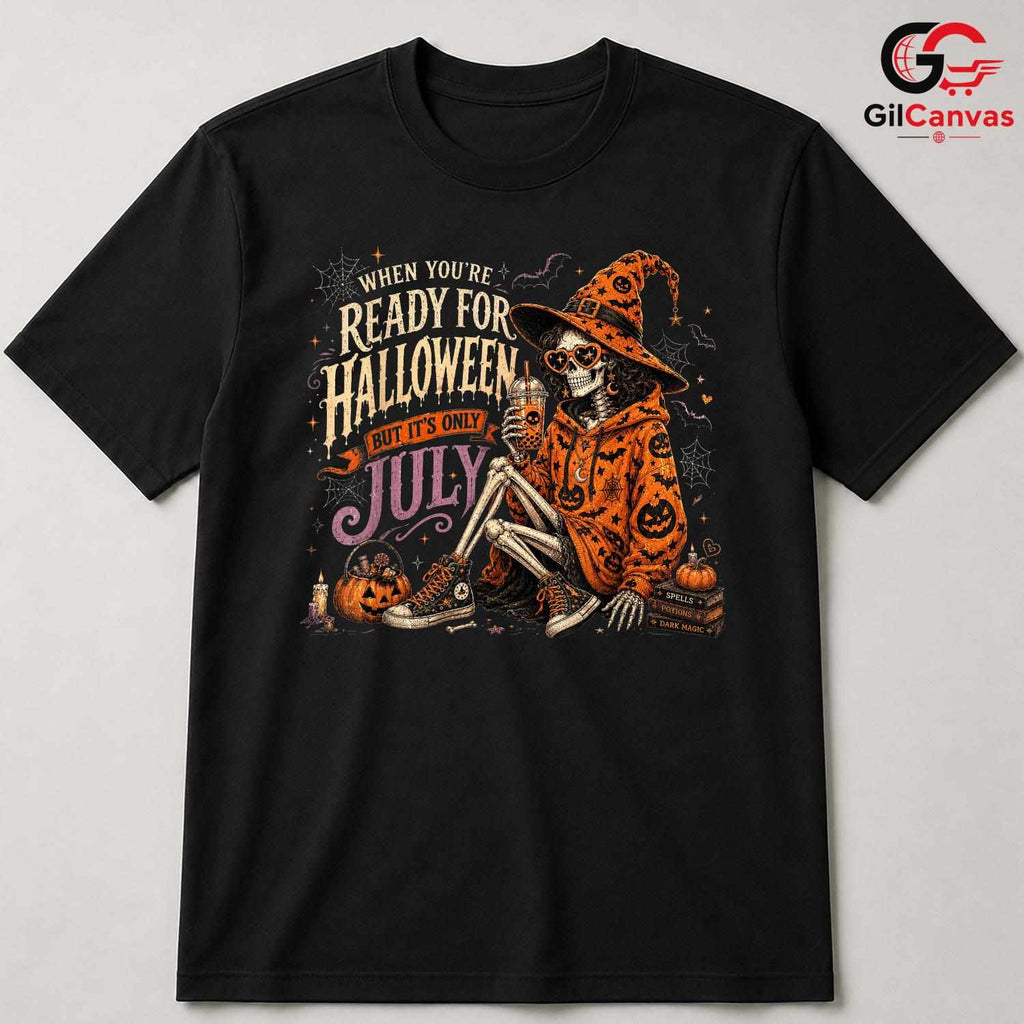 Skeleton Lover Halloween T-Shirt Unisex Perfect July Celebration Gift For All