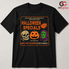 Skull Pumpkin Halloween Tee Shirt Unisex Perfect Spooky Event Gift For Adults