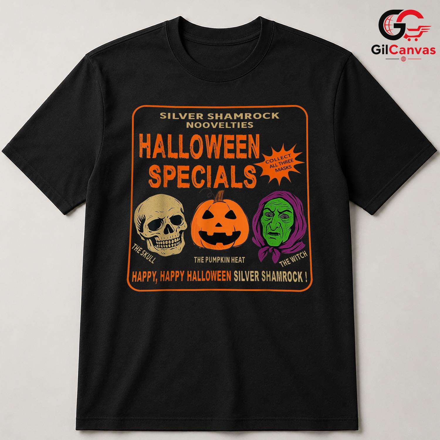 Skull Pumpkin Halloween Tee Shirt Unisex Perfect Spooky Event Gift For Adults