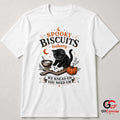 Spooky Black Cat Baker T-Shirt Funny Halloween Bakery Unisex Graphic Apparel Tee