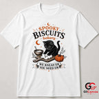 Spooky Black Cat Baker T-Shirt Funny Halloween Bakery Unisex Graphic Apparel Tee