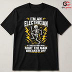 Spooky Electrician T-Shirt Unisex Fun Tradesman Gift Custom Graphic Halloween