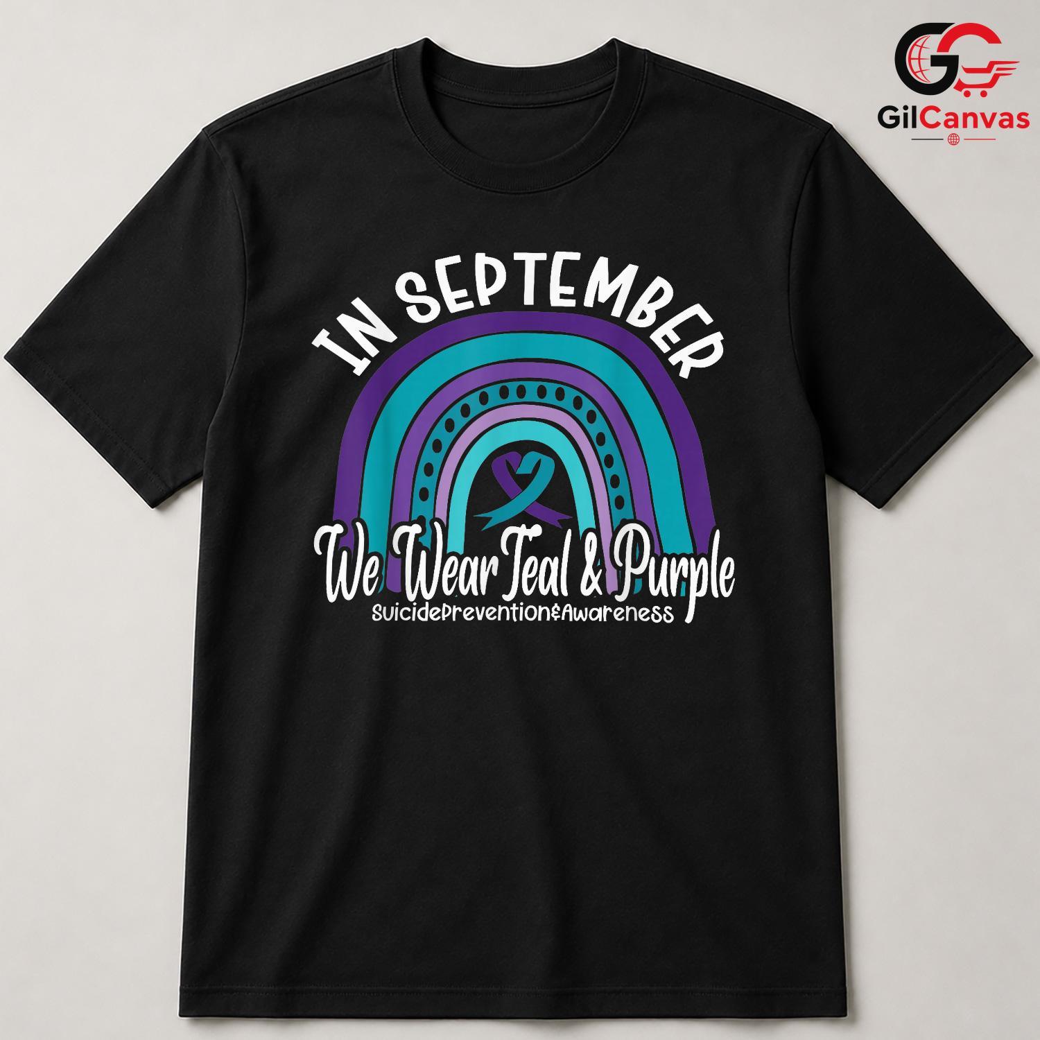 Suicide Prevention Event Shirt Unisex Awareness September Support Gift All Ages