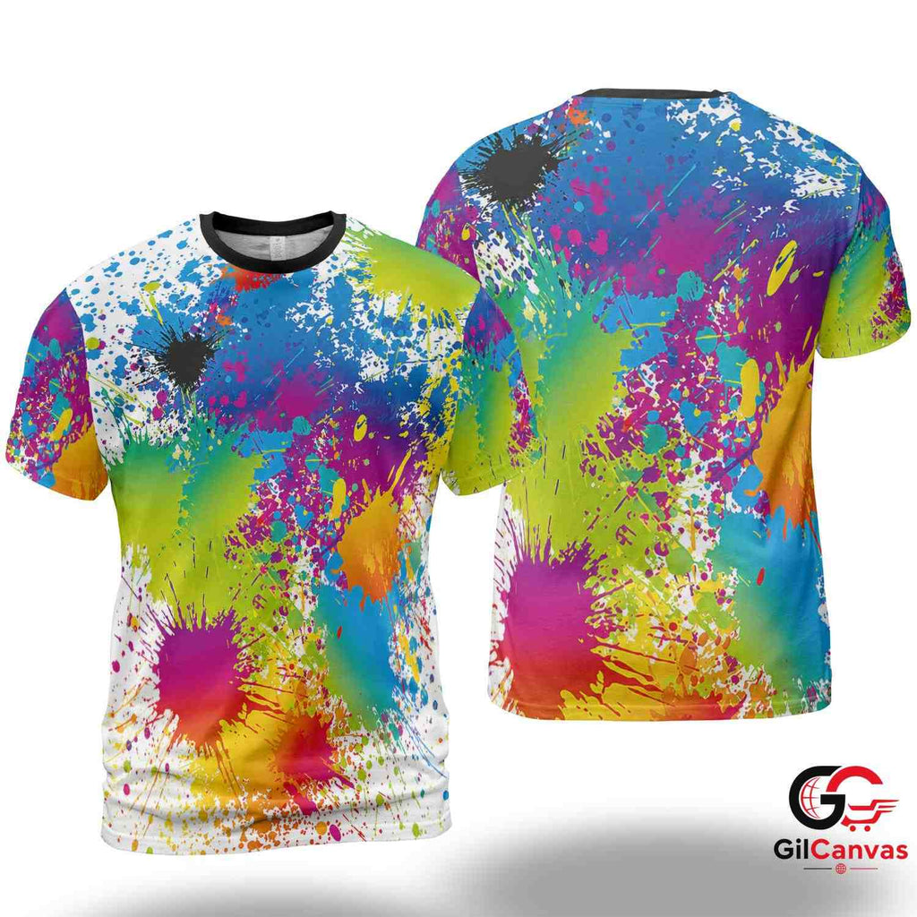 Summer Festival 3D T-Shirt, Vibrant Unisex Colorful Graphic Tee Gift For Casual Fun