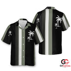 Summer Palm Tree Hawaiian Tee For Unisex Vacation Cool Tropical Style Outfit