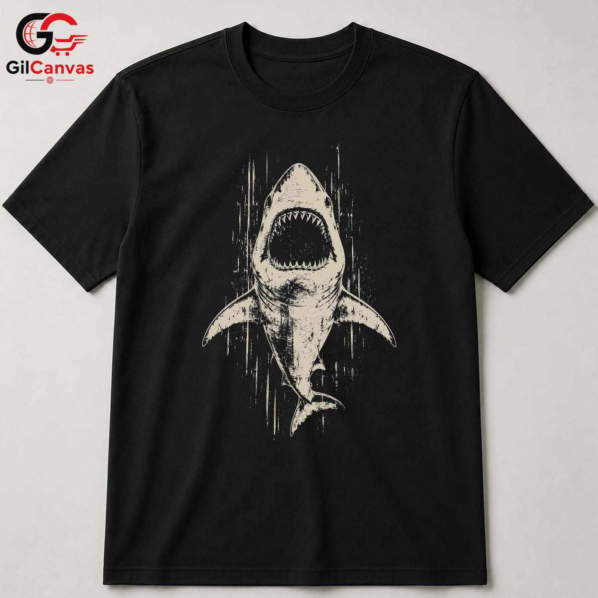 Summer Shark Beach T-Shirt Ocean Lover Adventure Apparel Unisex Graphic Tee