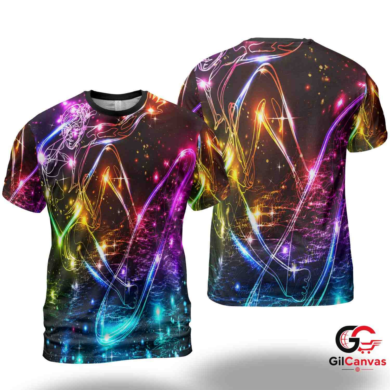 Summer Surfer Vibes 3D T-Shirt, Colorful Unisex Beach Graphic Tee Holiday Wear