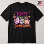 Summerween Ghosts Vacation T-Shirt Unisex Spooky Funny Summer Gift For Family