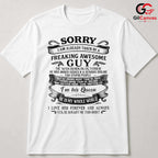 Taken Awesome Guy Cute T-Shirt Unisex Funny Couples Relationship Gift For Her