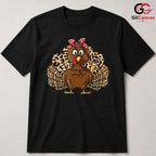 Thanksgiving Turkey T-Shirt Unisex Cute Fall Holiday Festival Gift For Kids