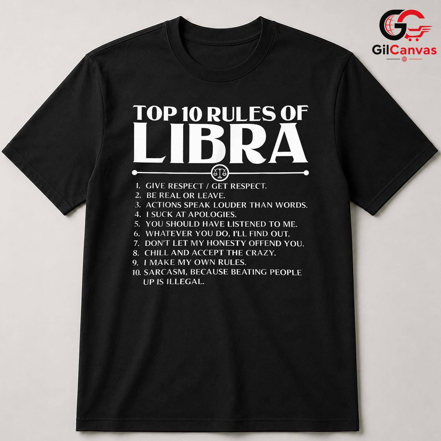 Top 10 Rules Of Libra Fall Tee Unisex Perfect Astrology Friend Birthday Gift