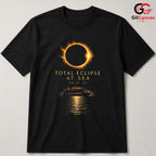 Total Eclipse At Sea Tee Shirt Unisex Astronomy Lover Perfect Gift Adults