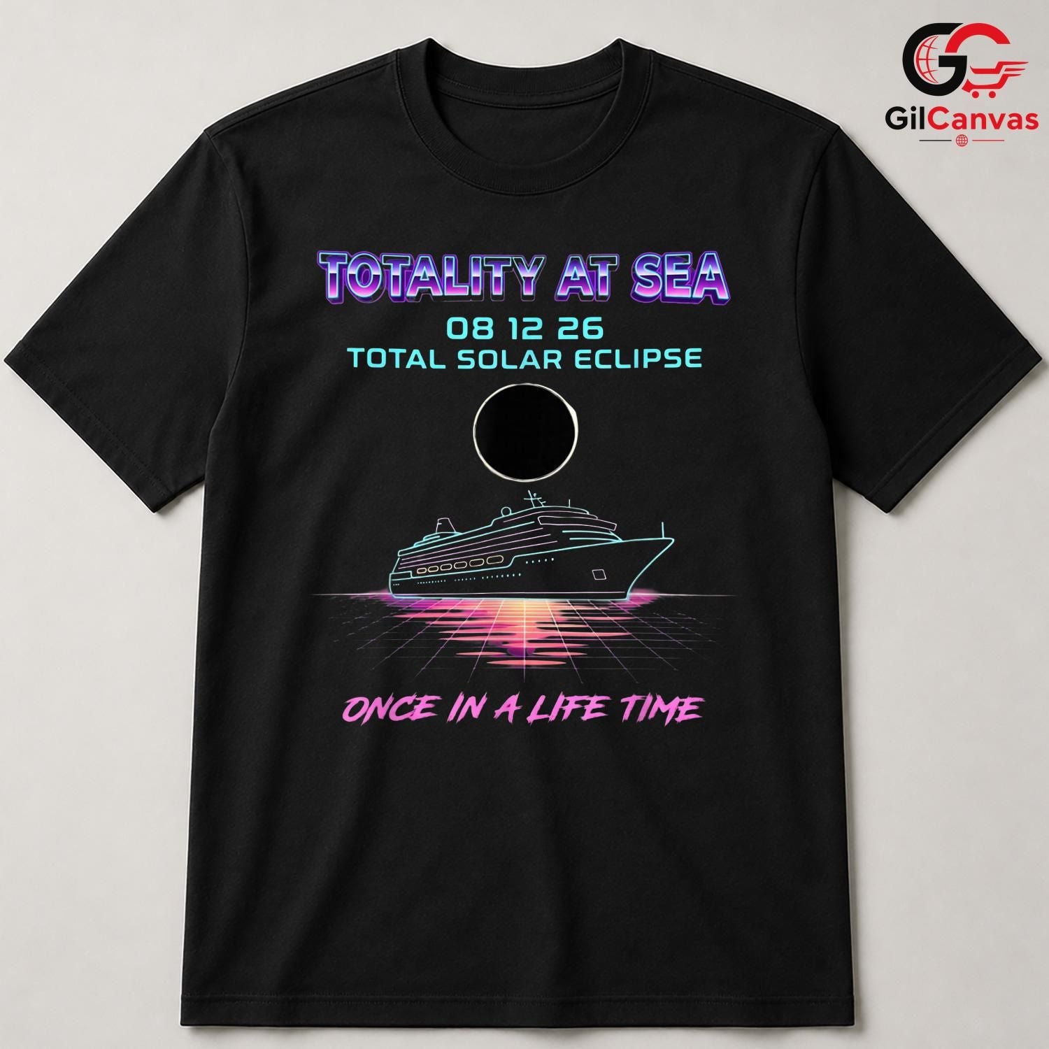 Total Solar Eclipse T-Shirt Unisex Astronomy Event Gift Space Lovers Men