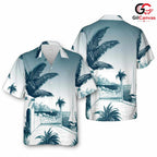 Tropical Beach Holiday Shirt, Casual Summer Wear for Men Getaway Vacation